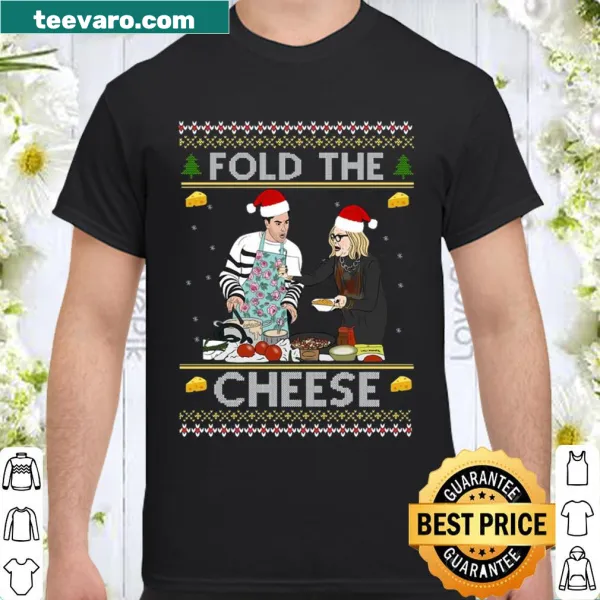 Christmas shirt with the phrase 'Fold The Cheese' for food lovers