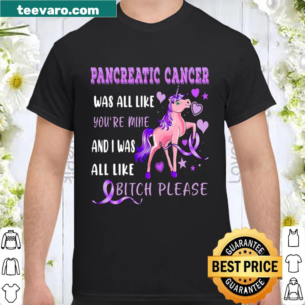 Bold shirt celebrating pancreatic cancer survivors with a funny message