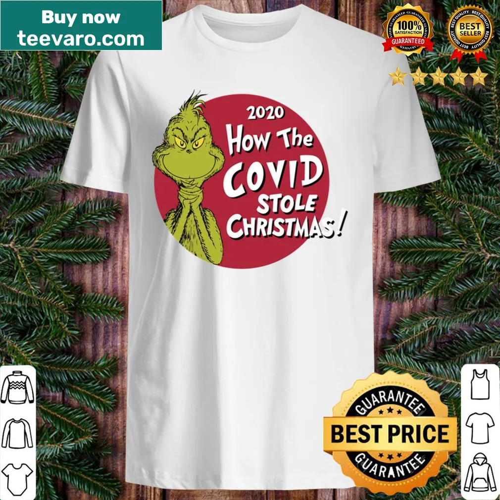 Distressed Grinch design for a funny Christmas sweater