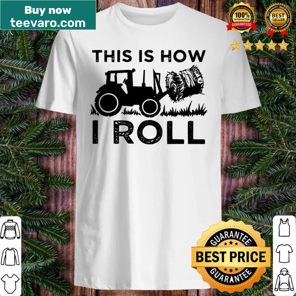 Playful farmer shirt with hay bale design and humorous text