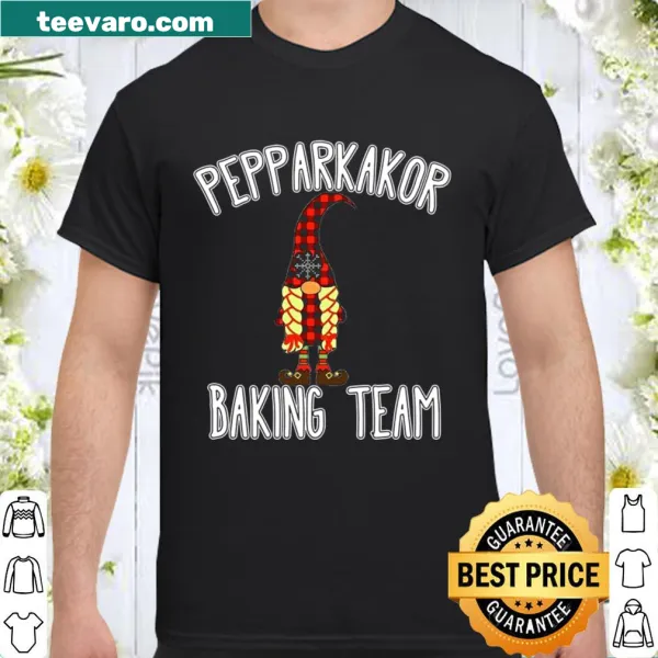 Cute gnome baking team graphic for Christmas shirt