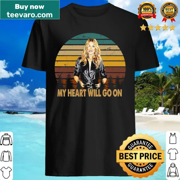 Celine Dion tribute shirt with music legends message