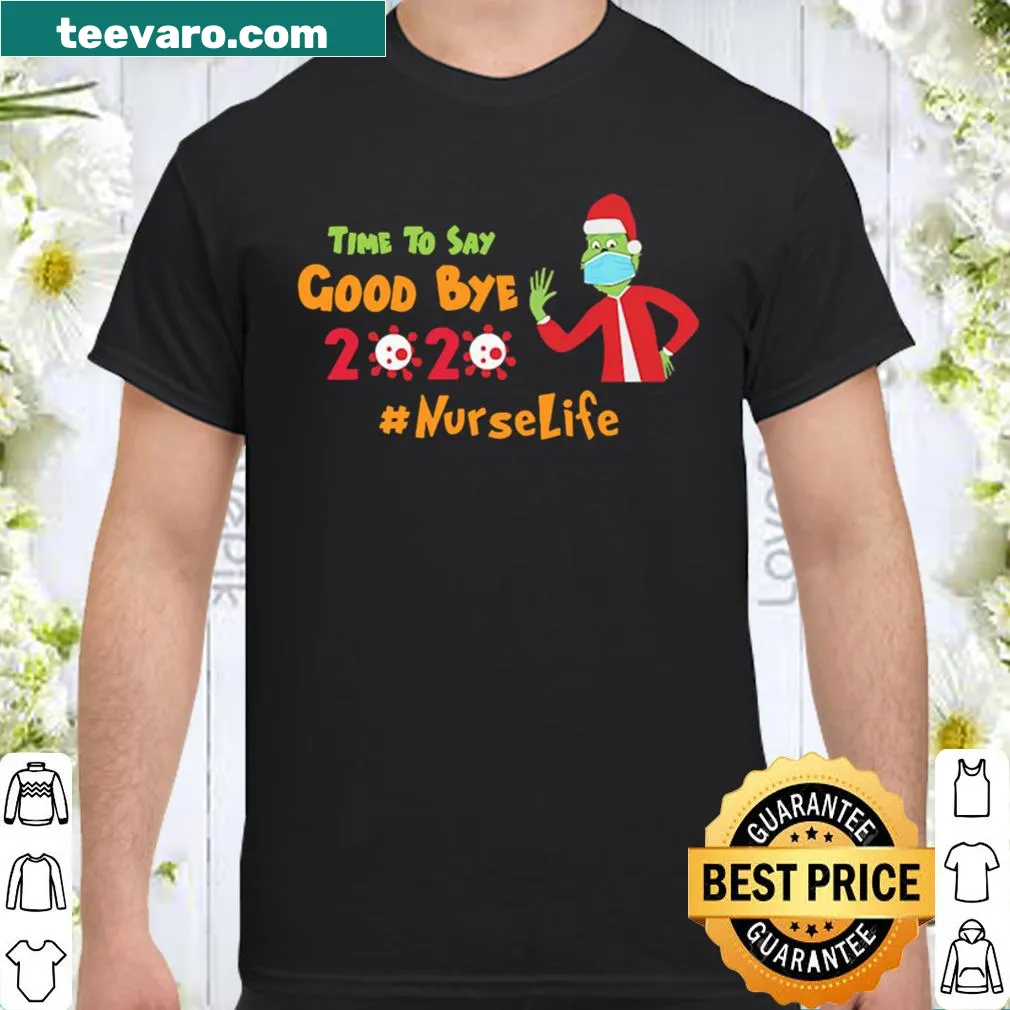 Grinch Santa shirt with festive illustration and holiday text