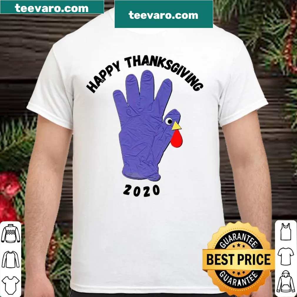 Happy Thanksgiving Turkey 2020 graphic on a festive shirt