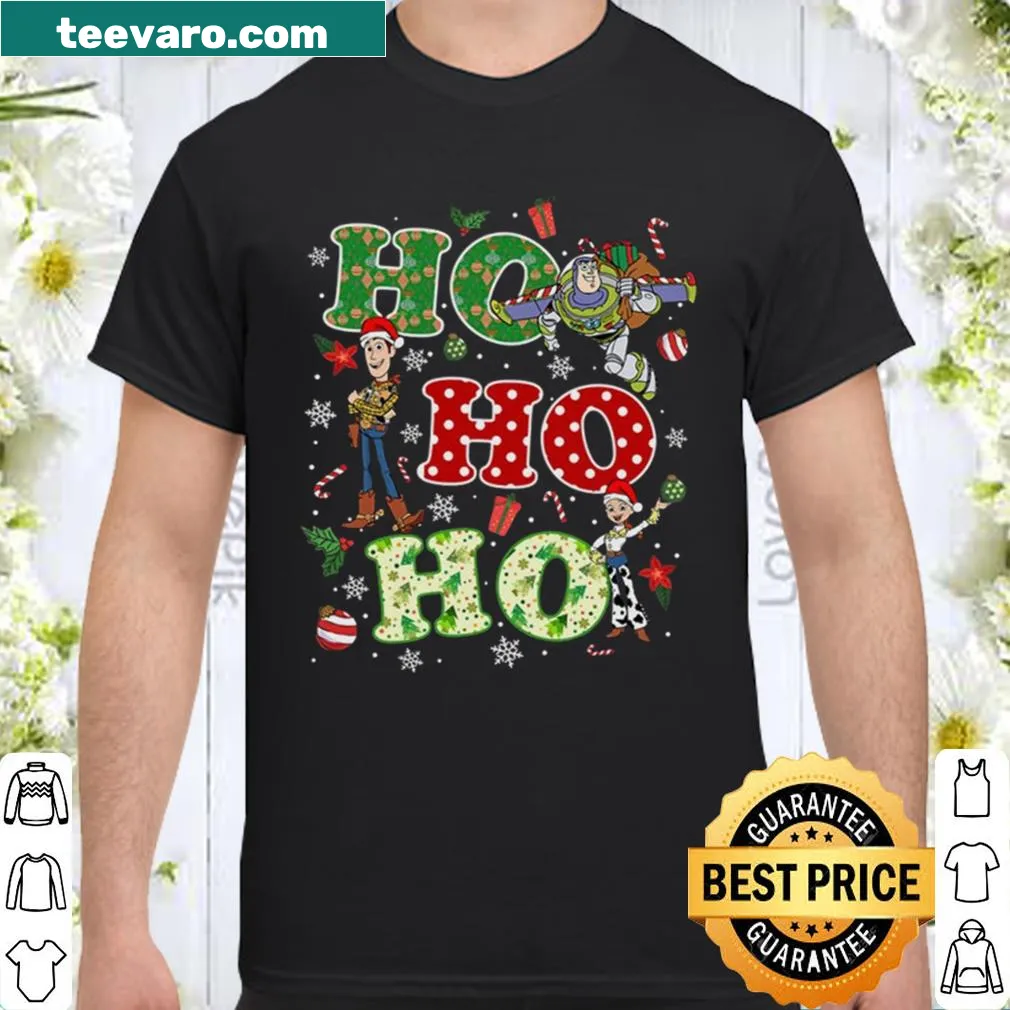 Toy Story characters in a festive design for Christmas