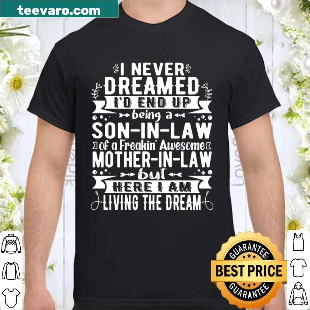 Fun design celebrating son-in-law and mother-in-law relationship