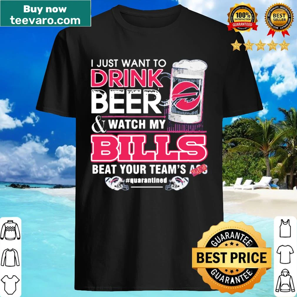 Humorous Bills fan shirt with playful text