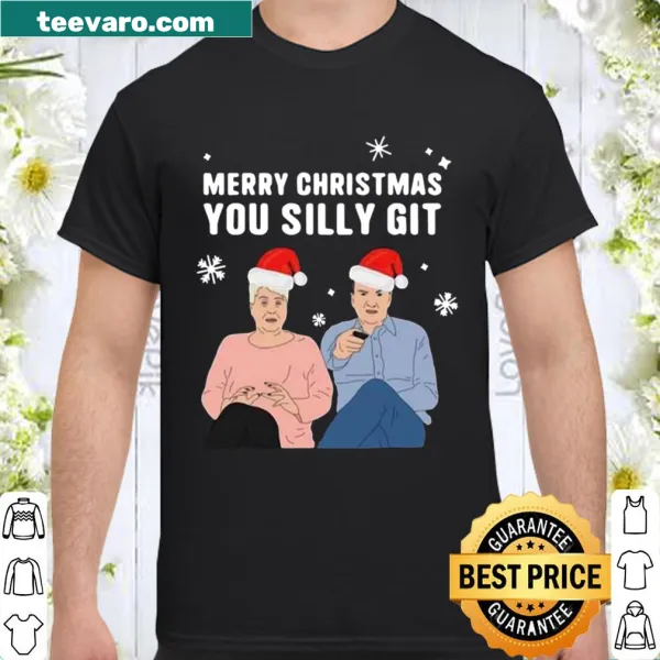 Funny Christmas t-shirt with humorous text