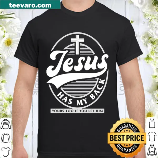 Shirt with uplifting text about faith and support