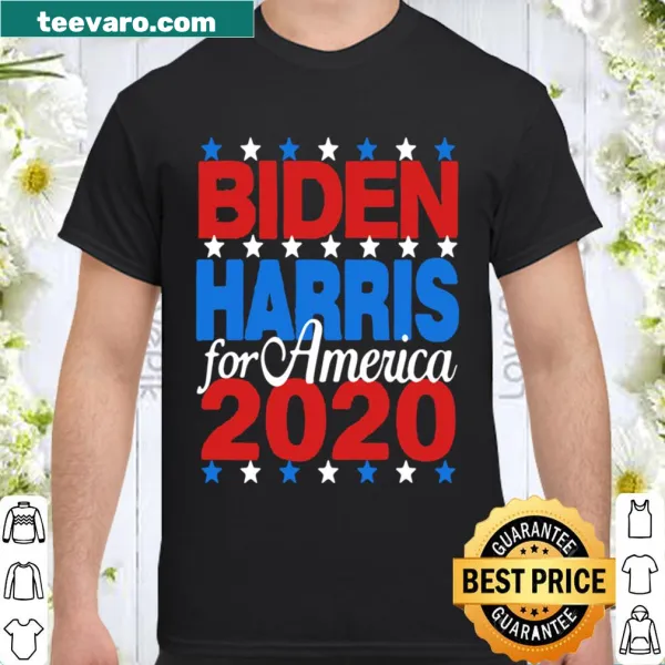 Biden-Harris 2020 shirt with stars for political support