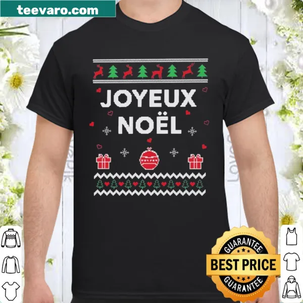 Shirt with 'Joyeux Noel' text for Christmas