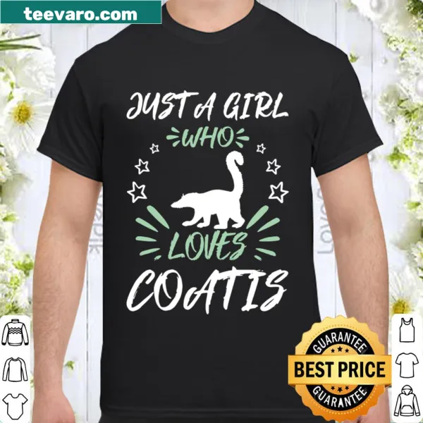 Graphic shirt with the phrase about loving coatis