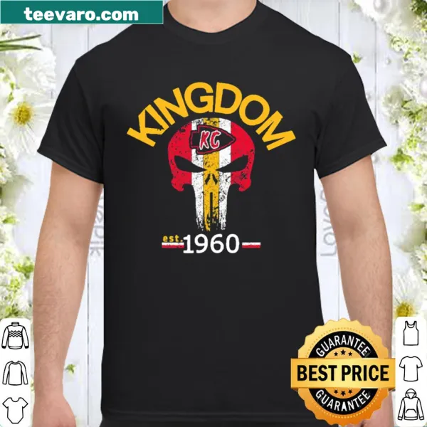 Retro Kansas City football skull graphic shirt
