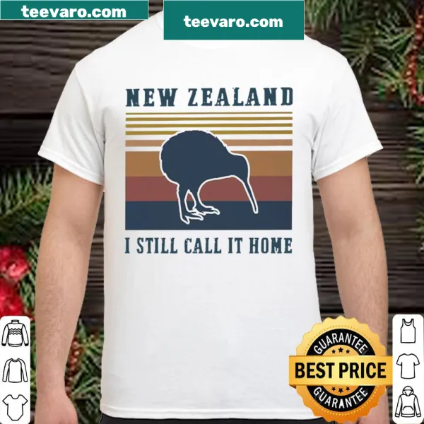 Vintage tee featuring kiwi bird and home sentiment for New Zealand