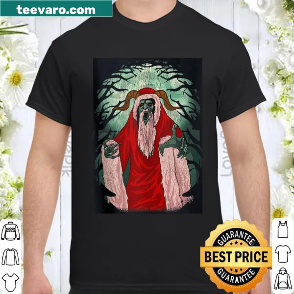 Vintage Krampus illustration for Christmas shirt