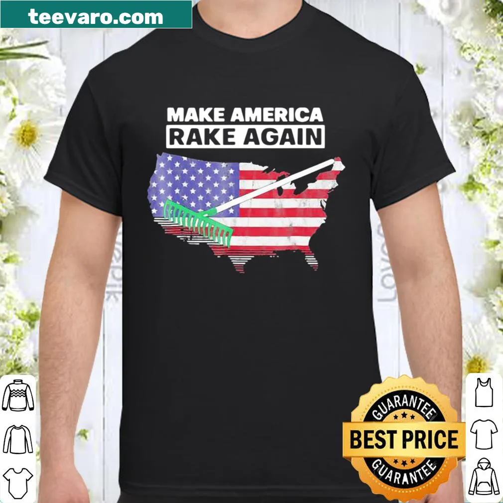Graphic of an American flag made from map outlines with humorous text