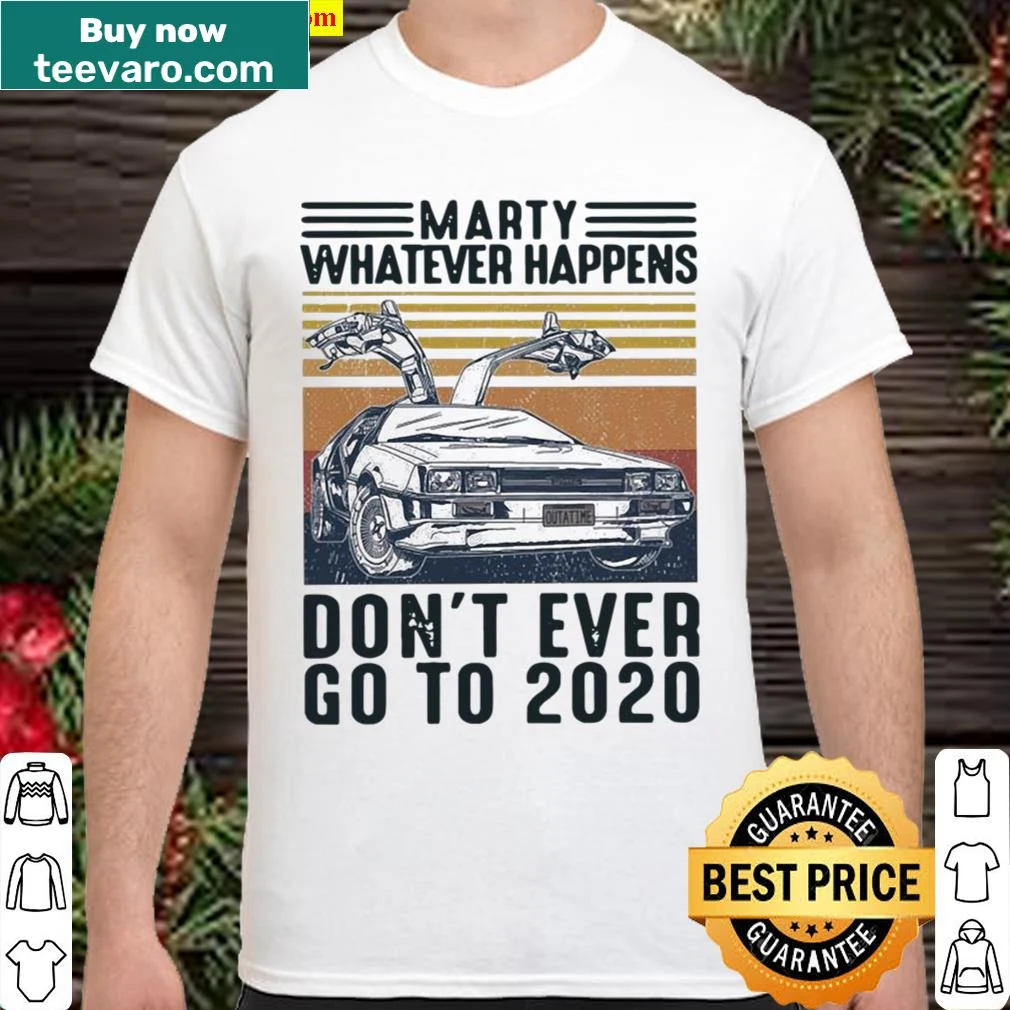 Nostalgic shirt with a movie reference about 2020