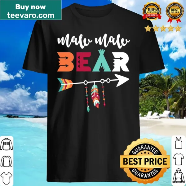 Cute bear graphic shirt for grandmothers