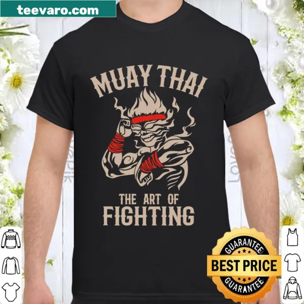 Muay Thai fighter graphic for martial arts enthusiasts