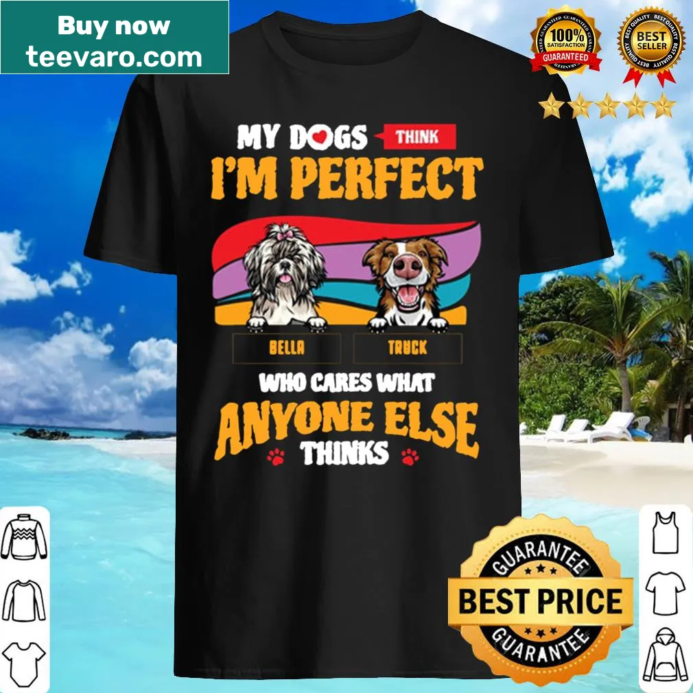 Funny typography shirt about dogs' love and self-worth