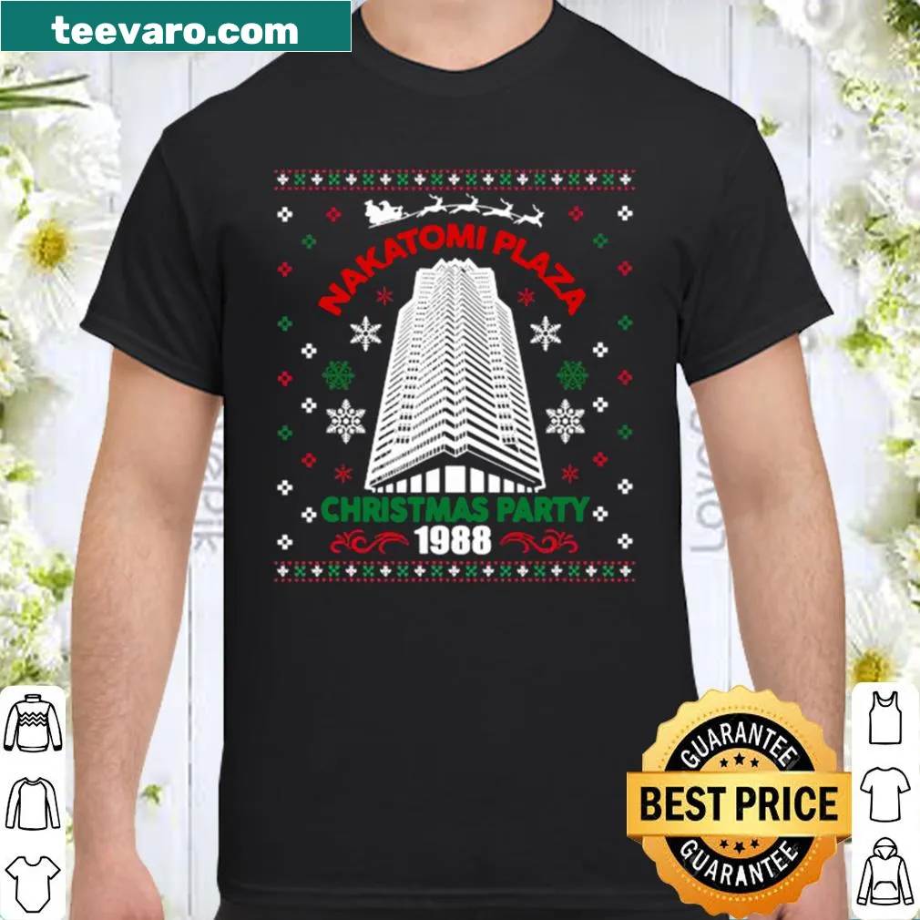 Nakatomi Plaza 1988 Christmas party themed shirt