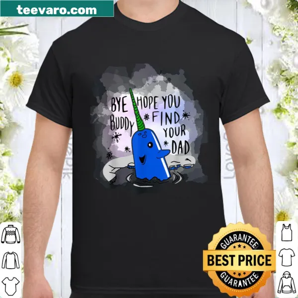 Funny Christmas t-shirt with a narwhal and humorous text