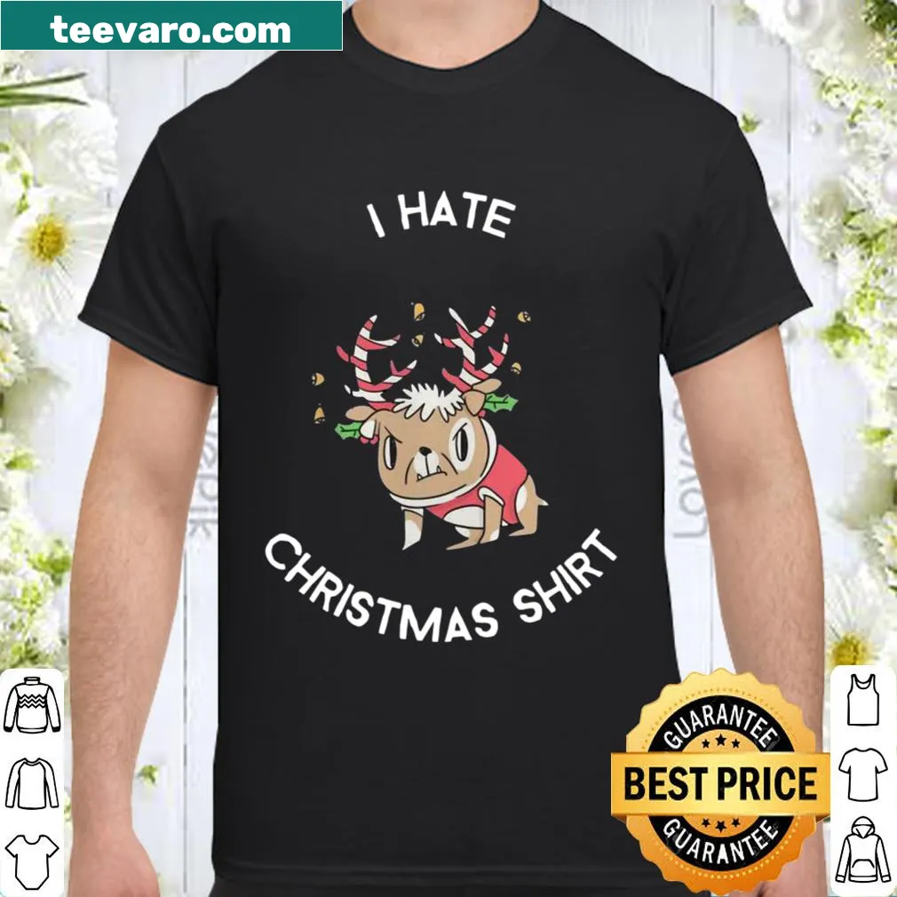 Pug graphic with anti-Christmas humor