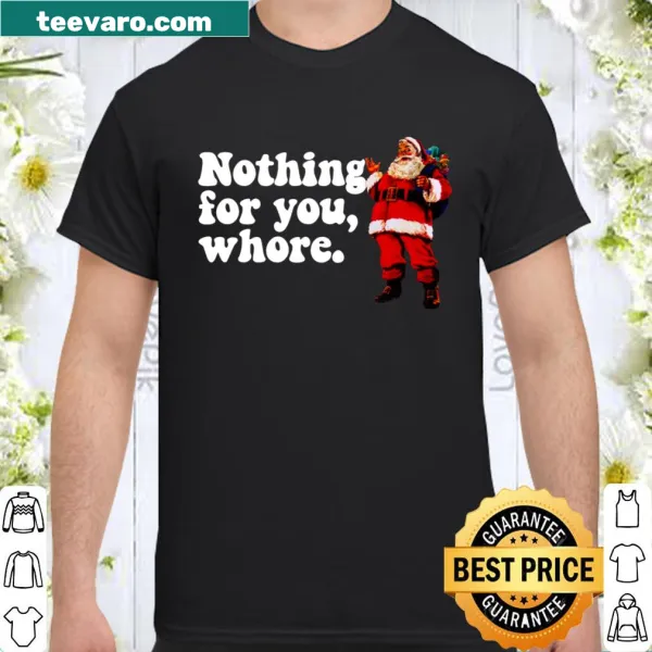 Vintage Santa shirt with edgy text for the holiday season