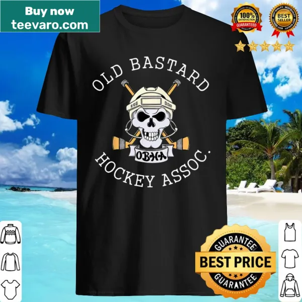 Bold text design of 'OLD BASTARD HOCKEY ASSOC.'