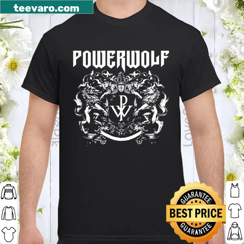 Powerwolf graphic shirt for music fans with bold typography.