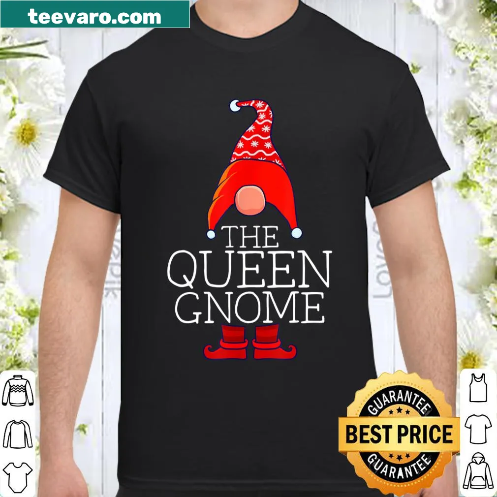 Queen gnome design for family Christmas matching outfits
