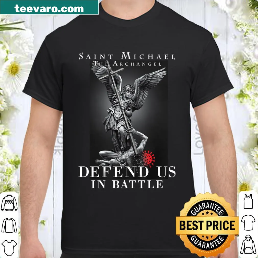 Shirt featuring Saint Michael the Archangel design