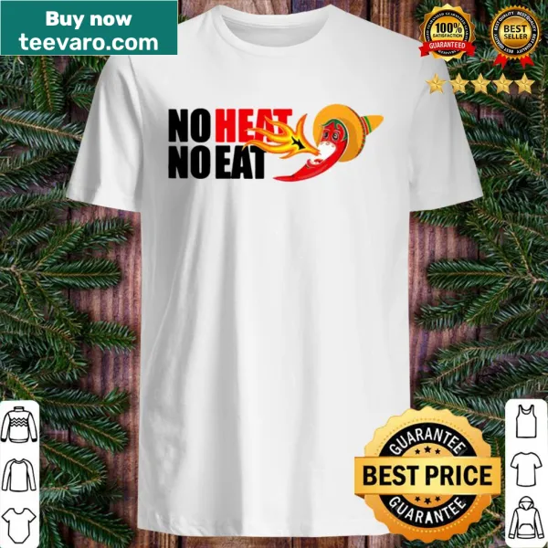 Spicy Chili Peppers No Heat No Eat text design