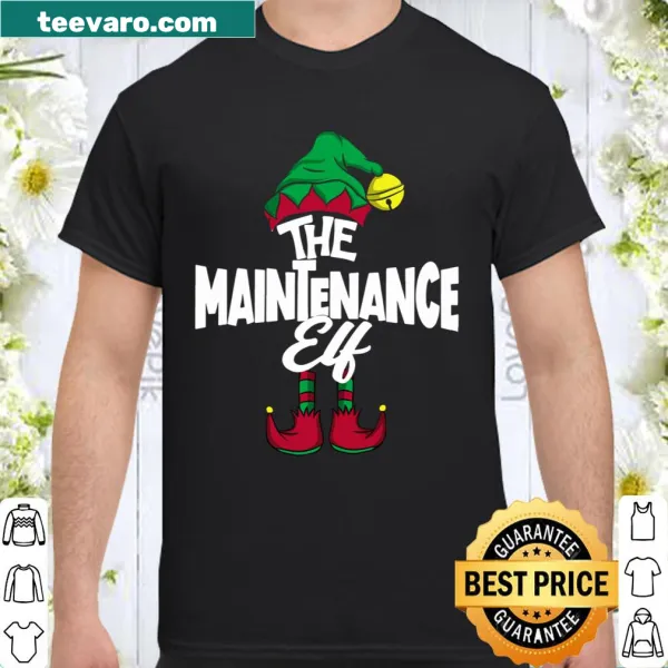 Matching family long sleeve T-shirt with Maintenance Elf design