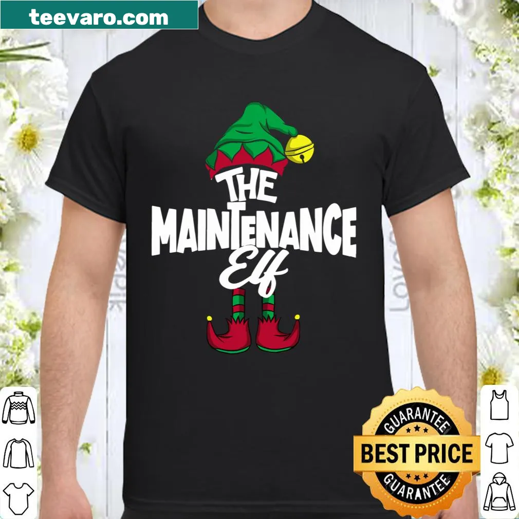 Matching family long sleeve T-shirt with Maintenance Elf design