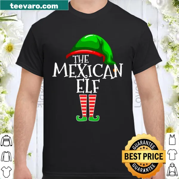 Matching family Christmas shirt with a Mexican elf theme
