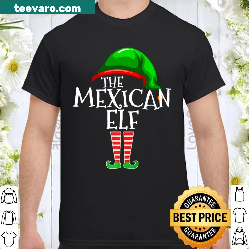 Matching family Christmas shirt with a Mexican elf theme