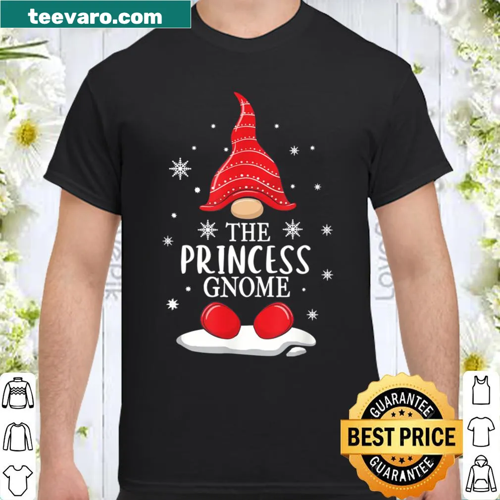 Cute shirt with a princess gnome illustration for kids