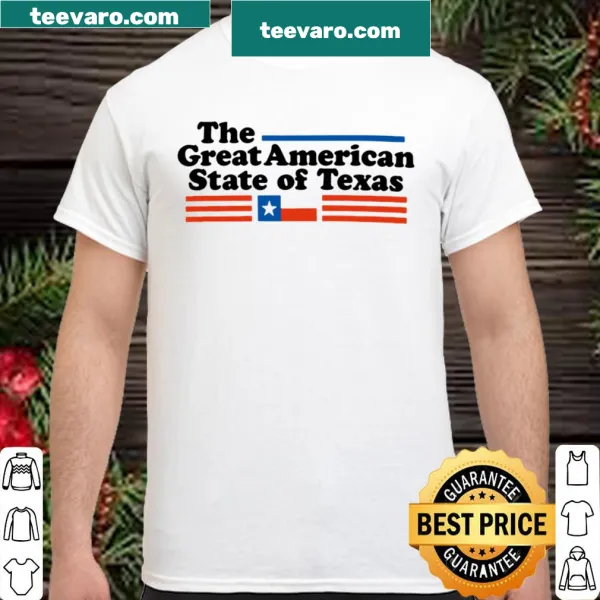 Shirt with Texas pride text