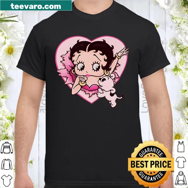 Vintage-inspired shirt featuring Betty Boop with 'I Love Betty' text