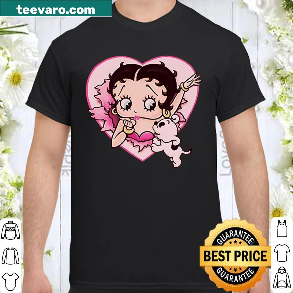 Vintage-inspired shirt featuring Betty Boop with 'I Love Betty' text