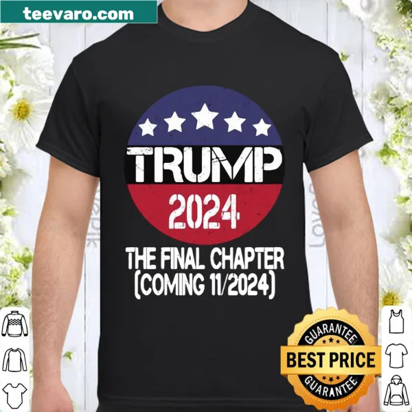 Trump 2024 election graphic sweatshirt design.