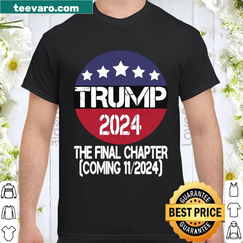 Trump 2024 election graphic sweatshirt design.