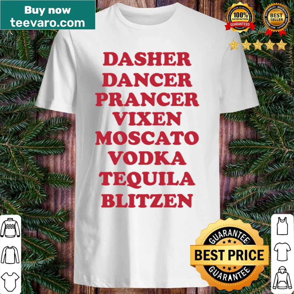 Funny Christmas sweater with cheerful Santa and playful graphics