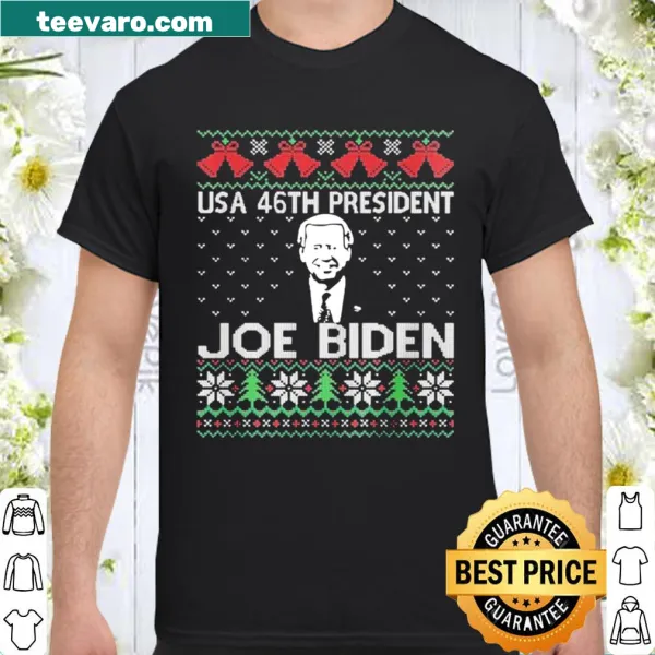 Shirt featuring Joe Biden with a Christmas theme for political fans