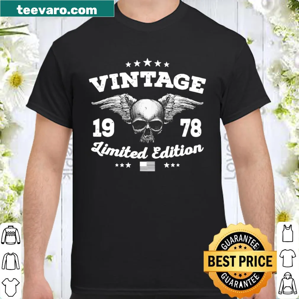 Vintage shirt celebrating the year 1978 as 'Limited Edition'