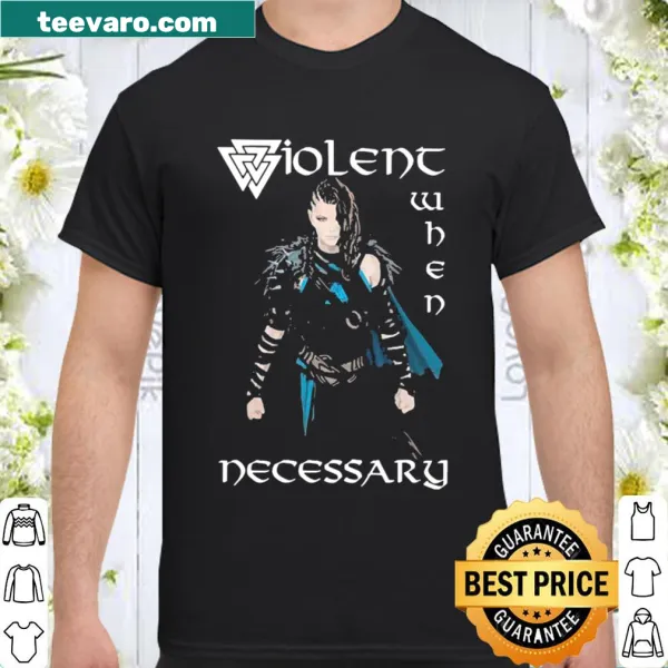 Valknut symbol graphic on a shirt promoting strength and resilience