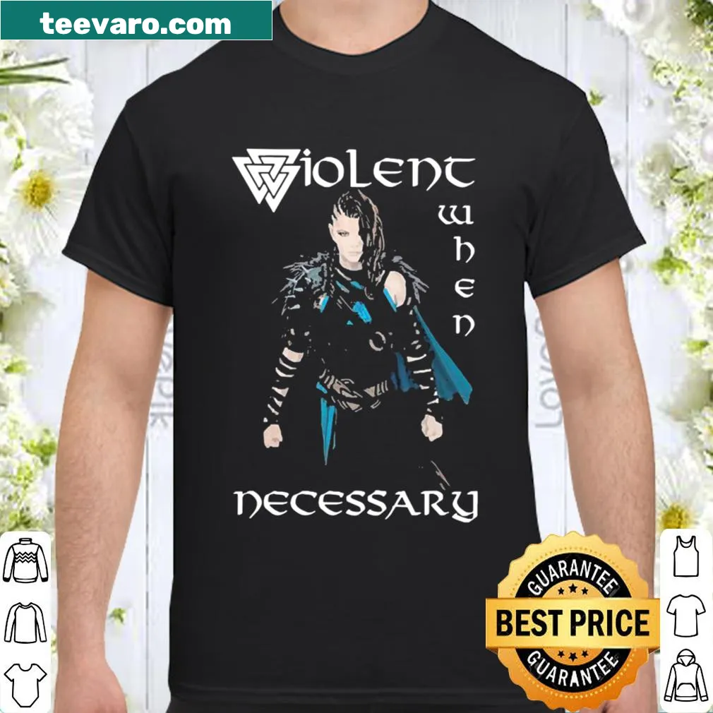 Valknut symbol graphic on a shirt promoting strength and resilience