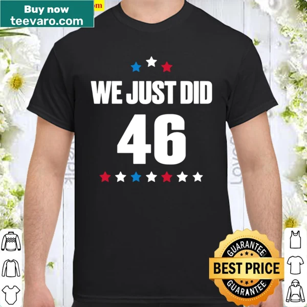 Sarcastic shirt referencing political rivalry with Biden and Trump.