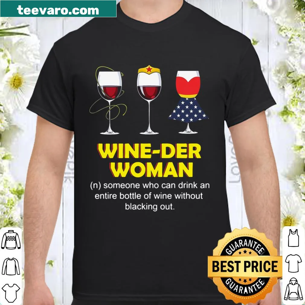 Funny shirt celebrating wine lovers with humorous text